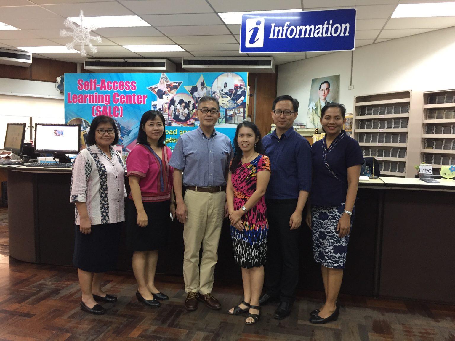 Photo:At Self-Access Learning Center, Chulalongkorn University, Thailand